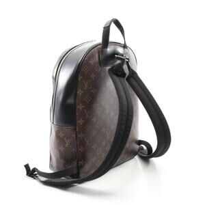 Louis Vuitton Josh Backpack leather Monogram Macassar Brown Black